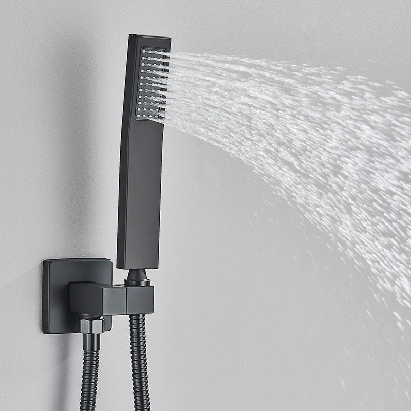 Elegant Black Shower Set