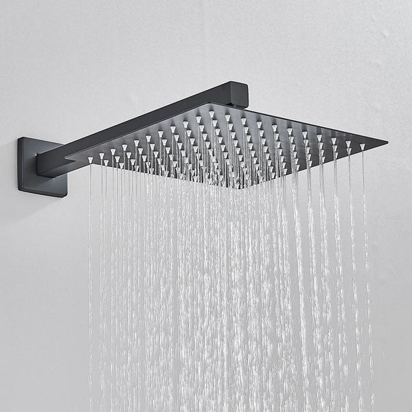 Elegant Black Shower Set